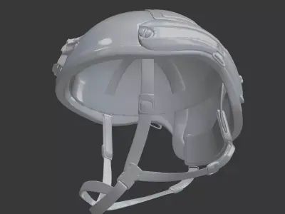 Military Helmet 3D Printable  3D print model