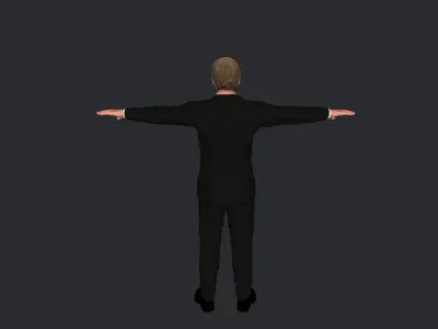 Donald Trump Hyper Realistic Full Body Fully Rigged Character 3D model