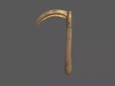 Bronze Age Sickle Low-poly 3D model
