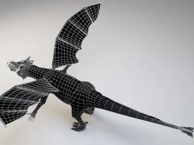 Dragon 3D model 8