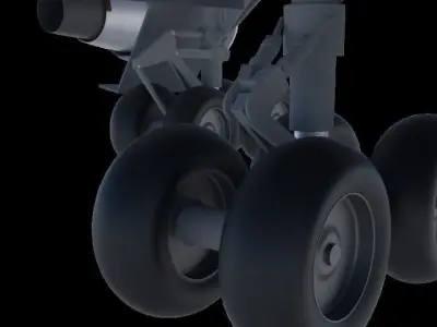 Boeing 747-400 3D model purchase