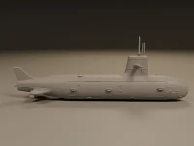 submarine 3D print model shop
