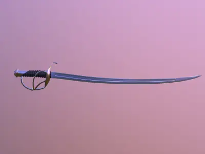  The US Cavalery saber  3D model