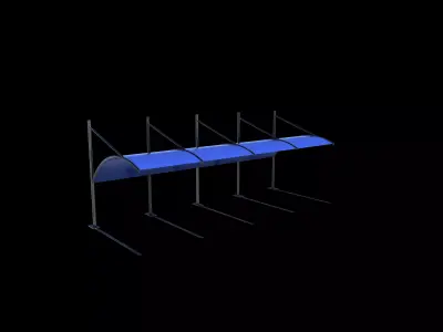 Carport 3D model by ahammodullah