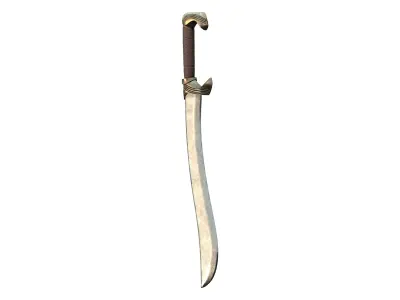 Spartan Xiphos Blade Sword Low-poly 3D model