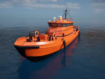 Ships and boats Pilot 3D model