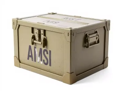 Military Ammo Crate Model Pack Low-poly 3D model