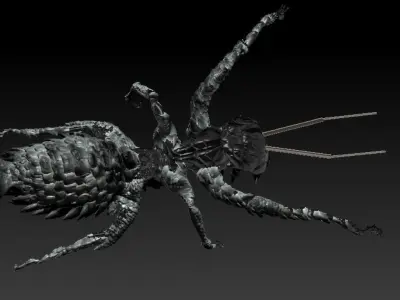 gore red ant horror  3D model