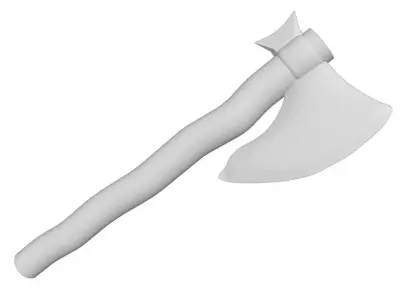 Lumberjacks Axe Free low-poly 3D model