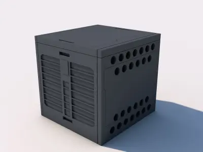 Scifi Crate Free 3D model