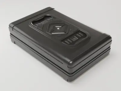 Sci-Fi Case 3 Low-poly 3D model
