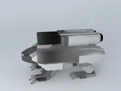 Heavy Assault robot KMU 88 Free 3D model