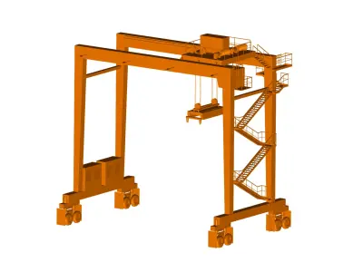 gantry crane 3D model get