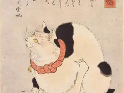 The UKIYOE Cats 3D model