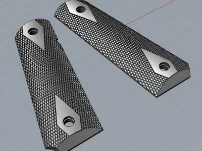 1911 original grips 3D print model
