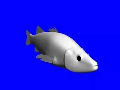 Fish 3d model Low-poly 3D model purchase