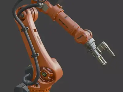 Industrial Robotic Arm 3D model shop