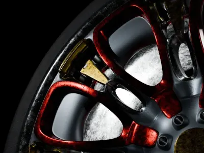 Sports Car Rim Free 3D model