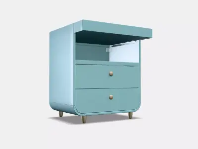 MYLLRA changing table with drawers 3D model
