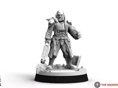 Lucian Balckguard - Lieutenant 1 3D print model