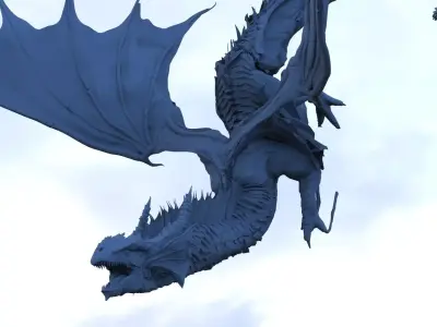 Dragon Diving 3D model