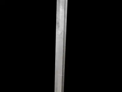 Gothic Sword 3D Model - High-Quality Fantasy Weapon 3D model