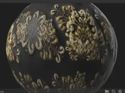 Vintage and doodles Surface PBR Texture Texture