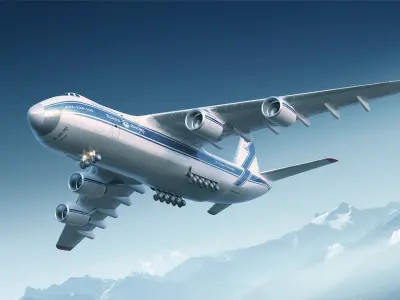 Antonov AN-124 3D model purchase
