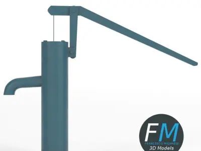 Water pump 3D model get