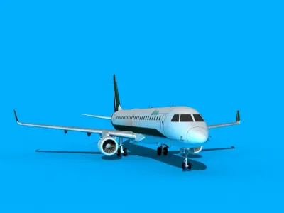 Embraer Emb-190 Alitalia 3D model