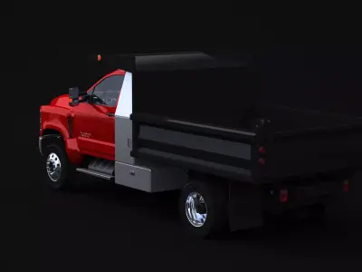 2020 Chevrolet Silverado 4500HD Dump Truck 3D model