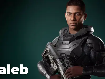 Sci-fi cloth Caleb 3D model