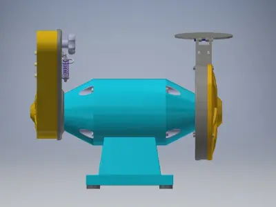 Bench Grinder 3d model 3D model