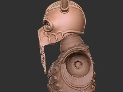 Kitiara Helmet Mythic Legions Head 3D print model