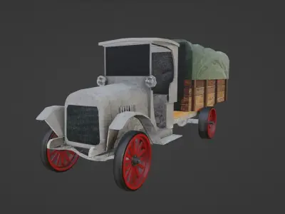 Chevrolet One-Ton Low-poly 3D model