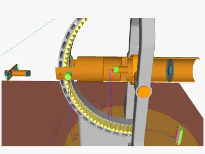 Remote operated telescope 3D model