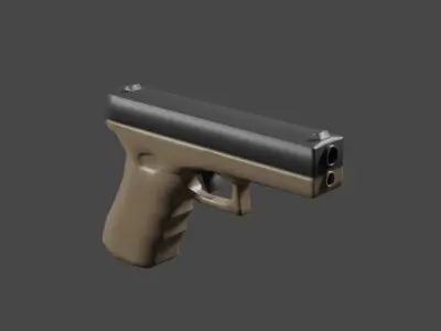 Simple Glock Free 3D model