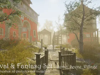 Medieval and Fantasy Set  3D model