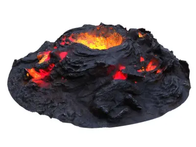 Craters Pack 6 3D model