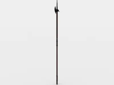 Axe sword with handle Low-poly 3D model purchase