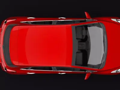 Hyundai i30 Metallic Red 3D model