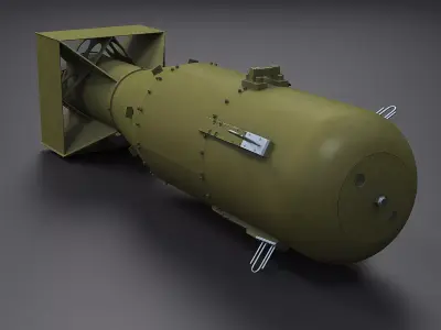 Little Boy Atomic Bomb 3D model purchase