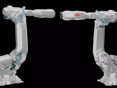 ABB IRB 6790 Heavy-Duty Industrial Robotic Arm 3D model