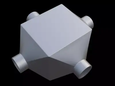 Mesh HX heat exchanger 3D model