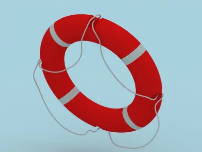 Lifebuoy life preserver 3D model