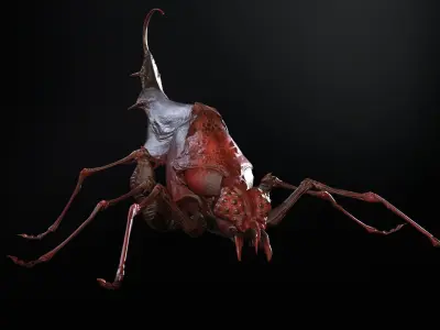 Cockroach2 Low-poly 3D model