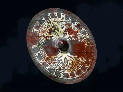 Viking Shield 3 - New and bloody 3D Model Pack
