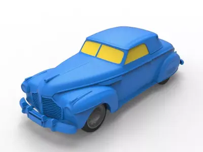 Buick Roadmaster 1941 Classic Car 3D print model