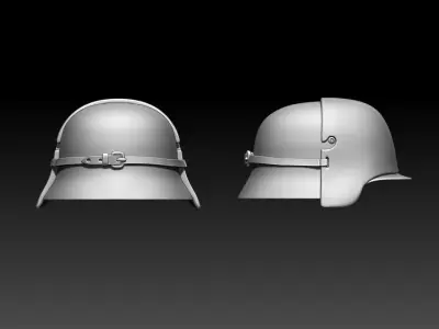 helmet wwii 3D print model buy
