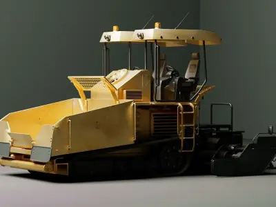 3D Realistic Asphalt Paver Truck by Terlan125 3D model